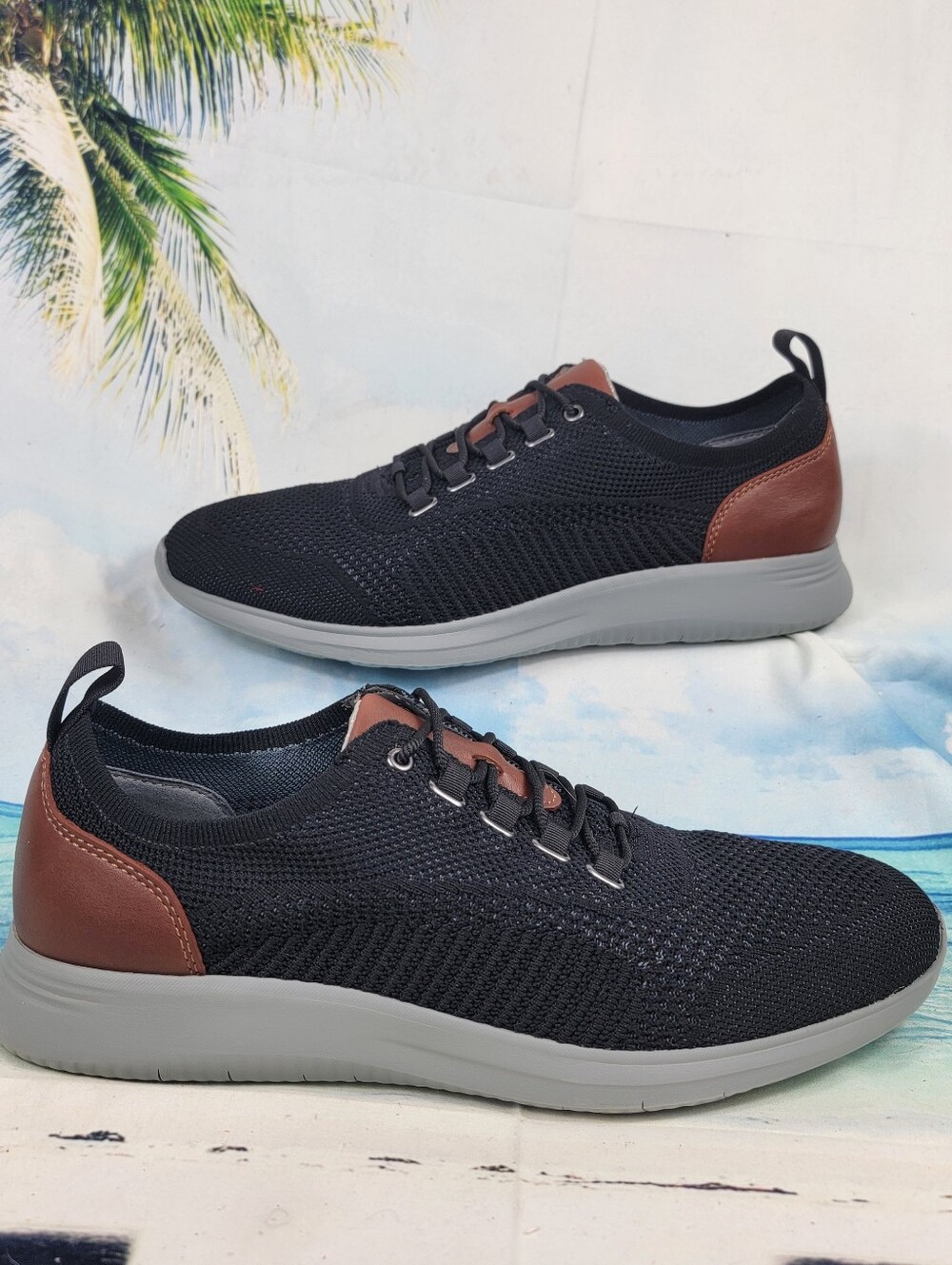Johnston and Murphy Amherst Knit U-Throat Mens 10.5